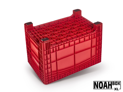 NOAHBOX XL | 1200x800x800 mm Großbehälter | rot